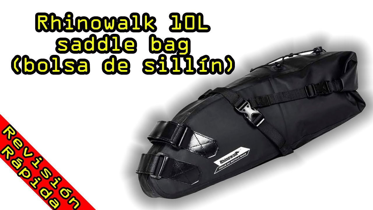 Rihnowalk 10L saddle bag Revisión rápida en español