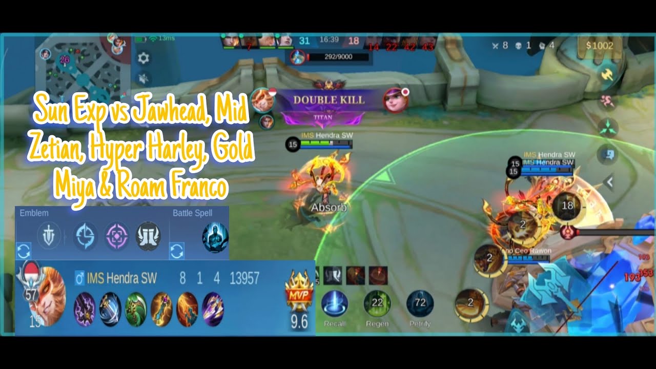 Sun Exp vs Jawhead Exp, Hyper Harley, Roam Franco, Mid Zetian & Gold Miya