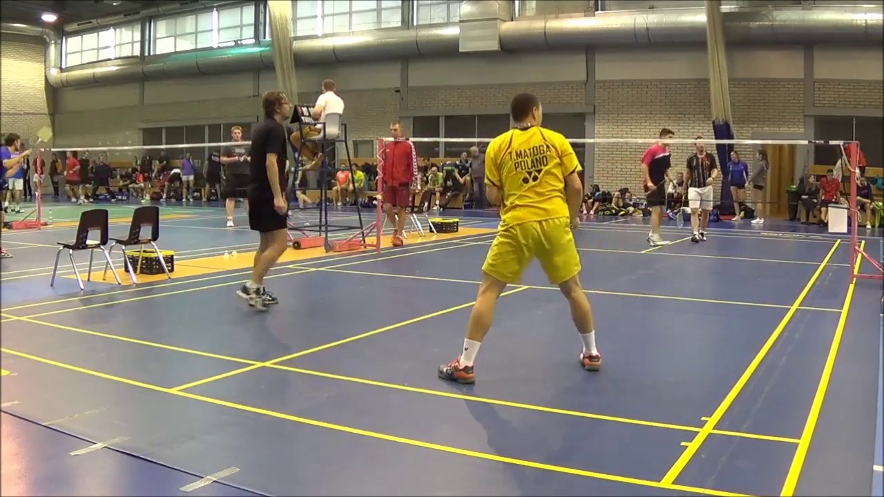 Badminton Kraków: T.Matoga/P.Tomecki vs W.Kurzyński/G.Stańko