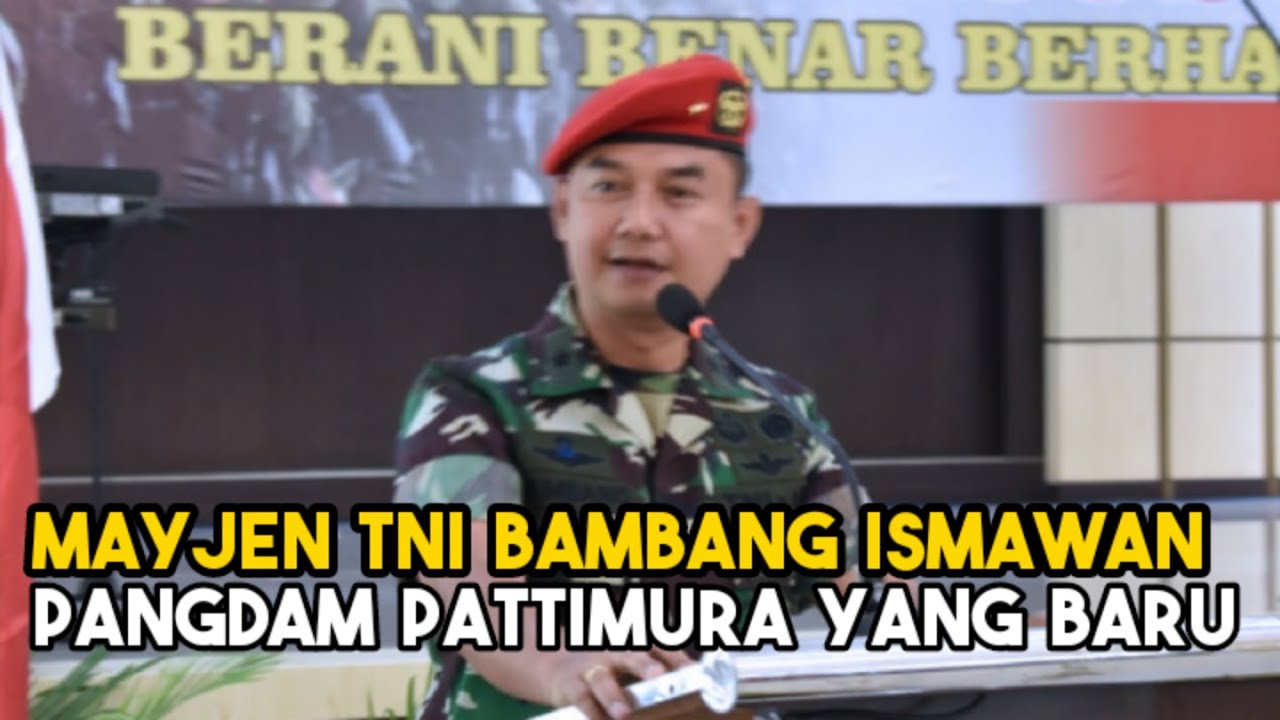 Profil Mayjen TNI Bambang Ismawan, Pangdam XVI/Pattimura yang Baru, Mantan Kasdam V/Brawijaya
