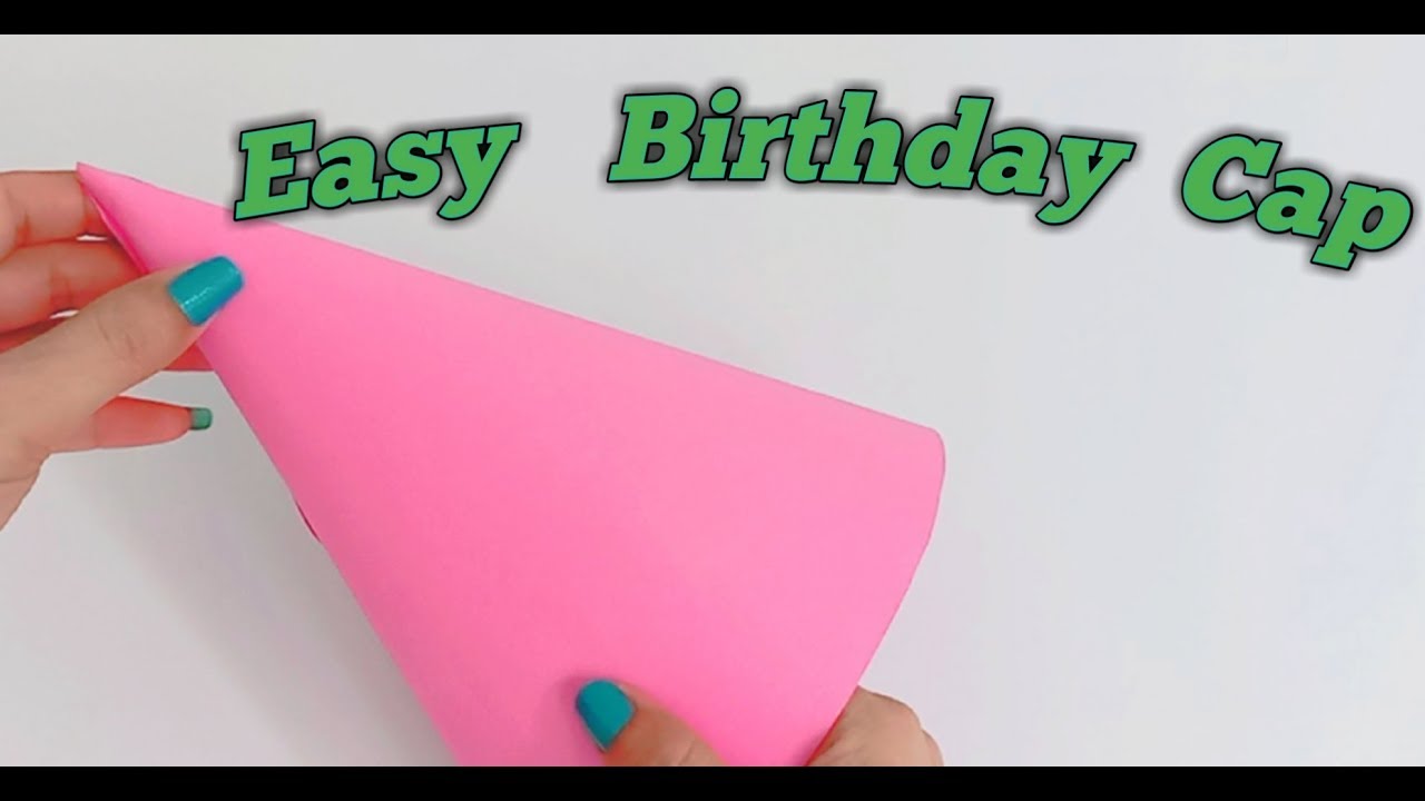 How to make birthday cap at home /DIY birthday cap ideas -Shamina's DIY