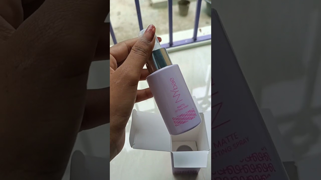 NYbae matte SETTING SPRAY || purple || offer || all skin || #nybae #settingspray #matte #review