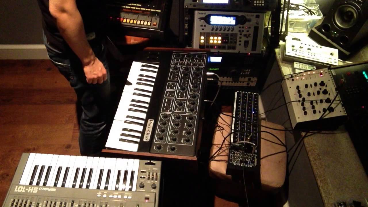 Sequential Circuits Pro One, TR 808, Oberheim SEM PRO with