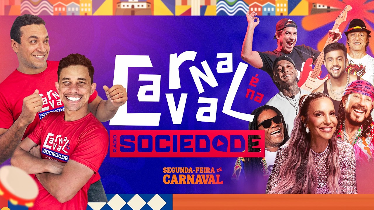 Carnaval de Salvador 2026 na Rádio Sociedade: Barra, Campo Grande e Pelourinho AO VIVO!