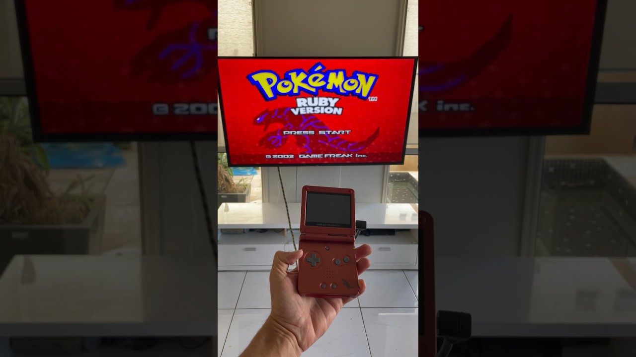 Gameboy Advance SP with HDMI Output