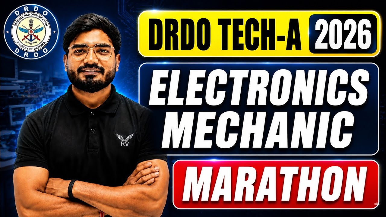 DRDO Technician A Electronics Mechanic MCQ Marathon 2026 | Tier 2 + Trade Test | ITI Students #DRDO