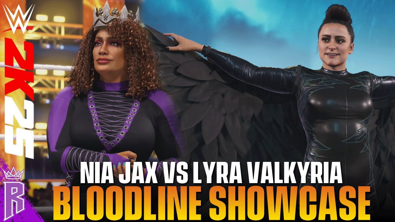 WWE 2K25 Showcase: Nia Jax Vs Lyra Valkyria + Bonus Ending #WWE2K25