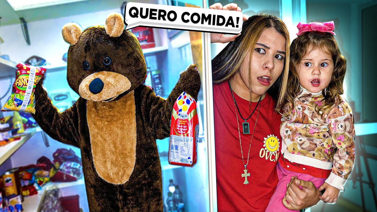 EU E MINHA IRMÃZINHA OUVIMOS A VOZ DO URSO GIGANTE PELA PRIMEIRA VEZ!