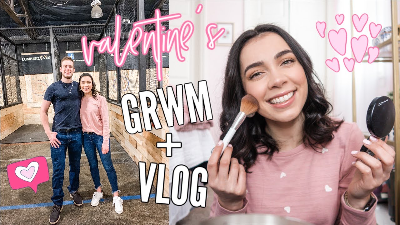 GETTING READY + VLOG | Our First Valentine's Day Together
