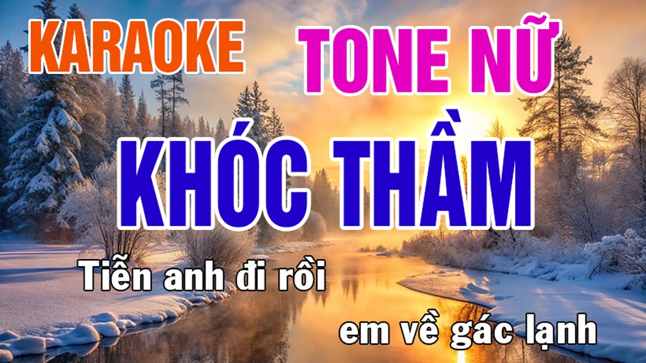 Khóc Thầm Karaoke Tone Nữ Nhạc Sống - Phối Mới Dễ Hát - Nhật Nguyễn