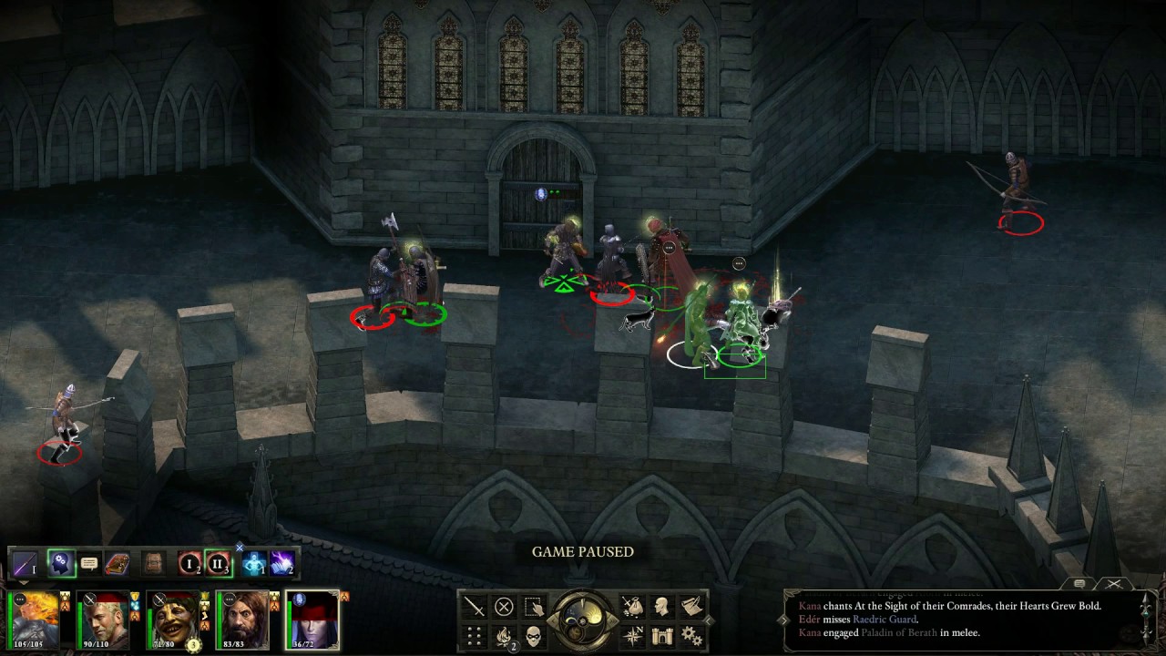 Pillars of Eternity Evil Playthrough in Hard (HD) - Raedric's Hold West Wall