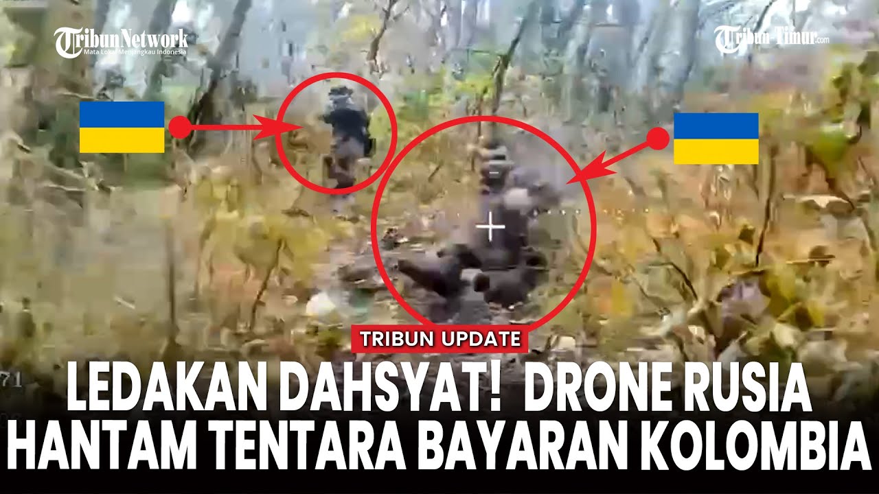 Serangan Brutal Rusia ke Tentara Bayaran Ukraina Pakai Drone dan Senapan