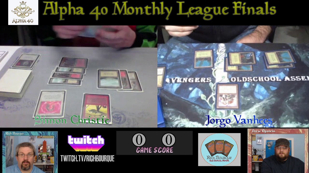 Old School Magic - Alpha 40 League Finals - Jorgo Vanhees Vs Simon Christie