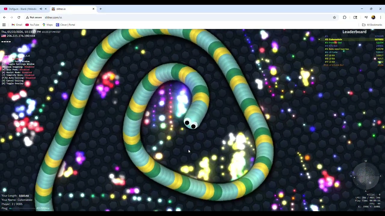 Debunking Slither.io Size Limit Myth