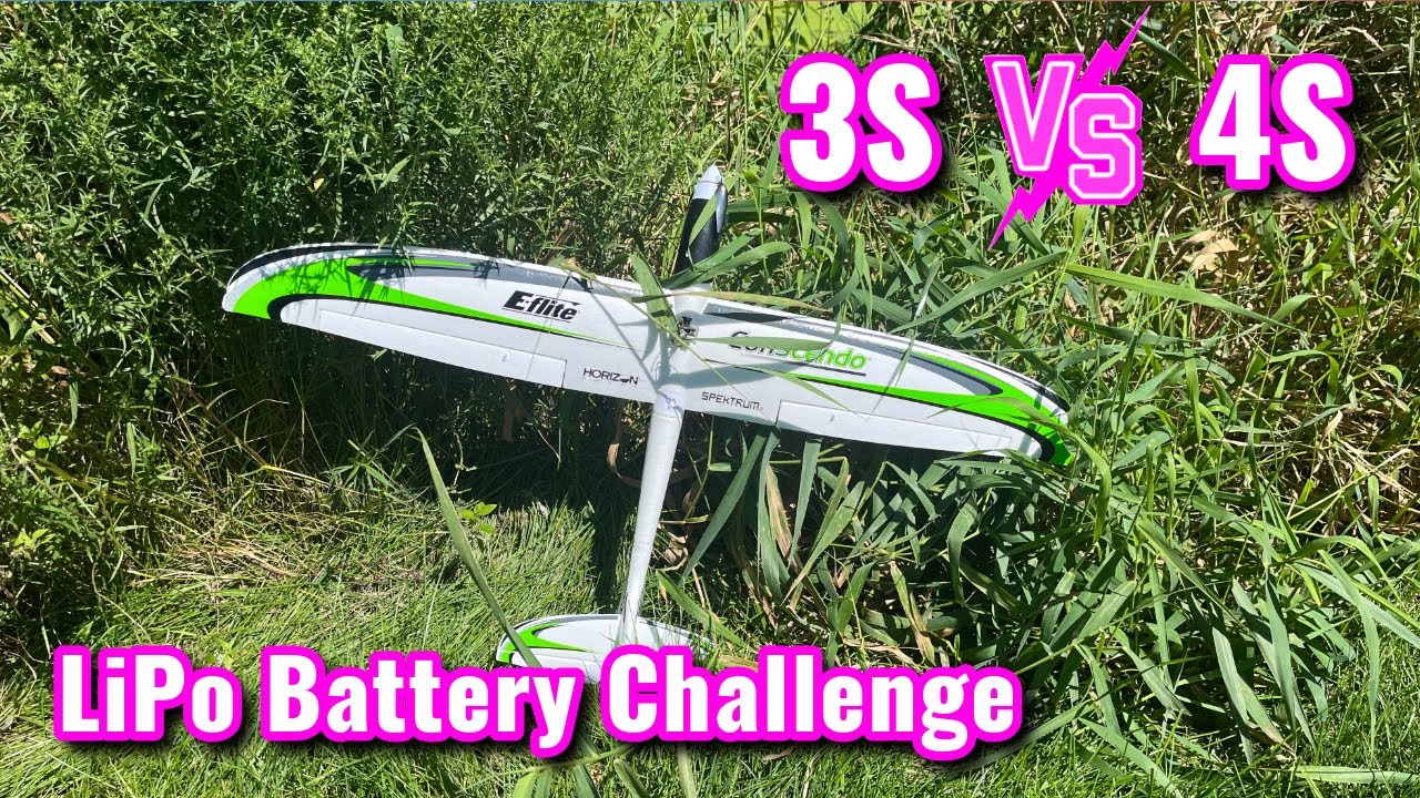 UMX Conscendo Windy Lake Flight – 3S vs. 4S Battery Test & Epic Aerobatics!
