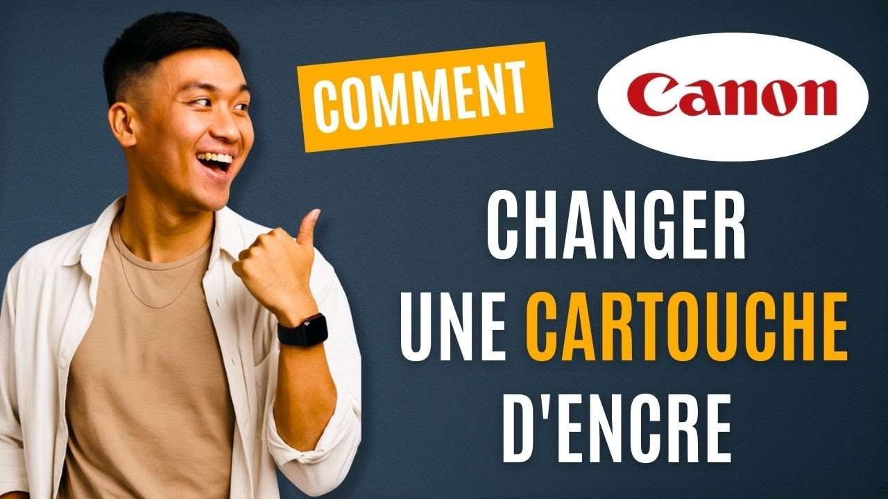 Comment changer une cartouche d'encre Canon TS3350