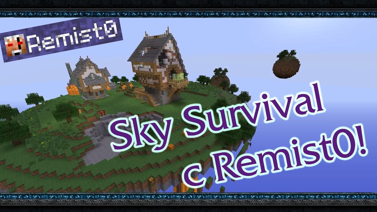 Minecraft. Sky Survival. Бутерброд с маслом!