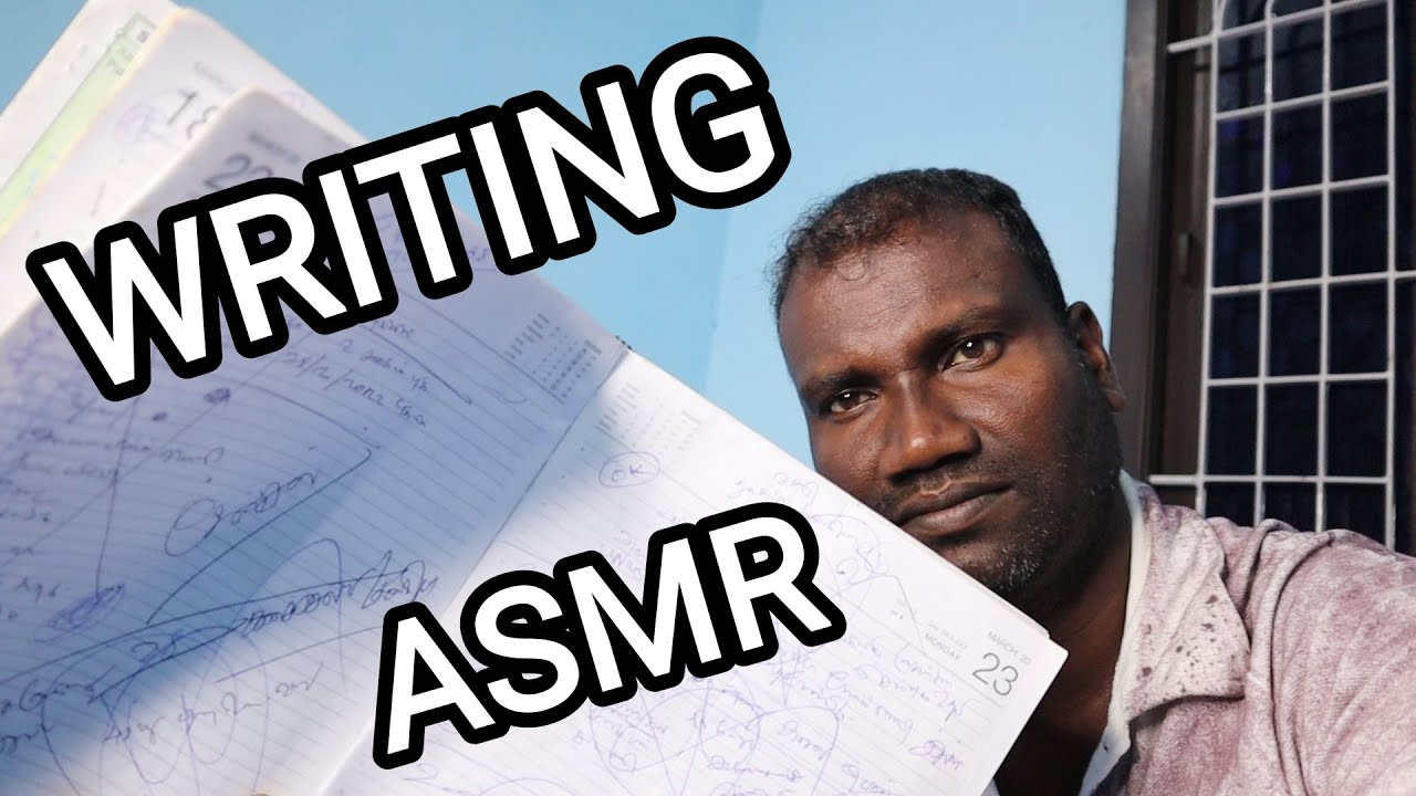 ASMR 🖋️📝 WRITING PEN AND PAPER SOUND help for sleep