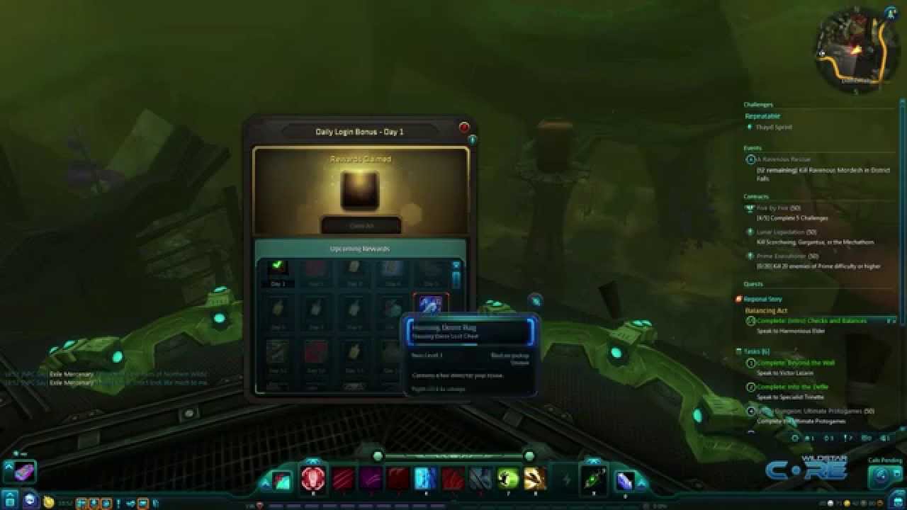 WildStar Free to Play Daily Rewards Preview