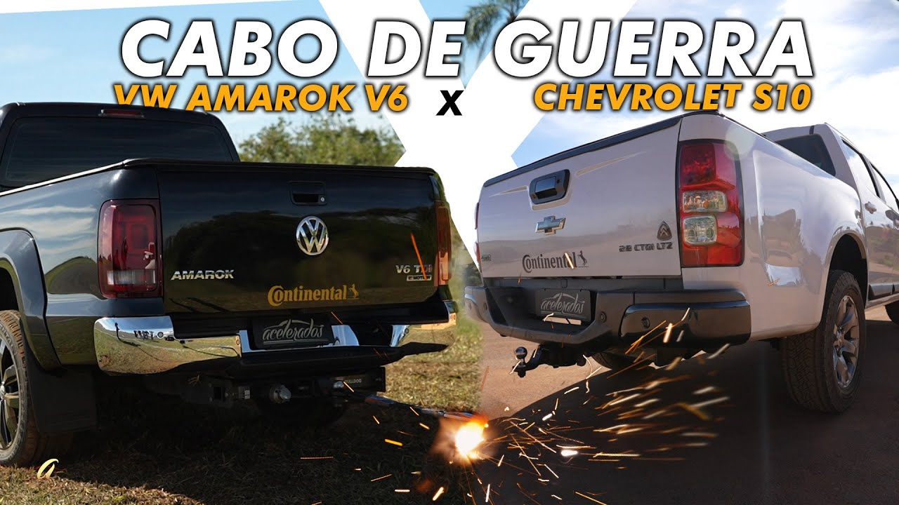 CHEVROLET S10 x VW AMAROK V6 NO CABO DE GUERRA #3