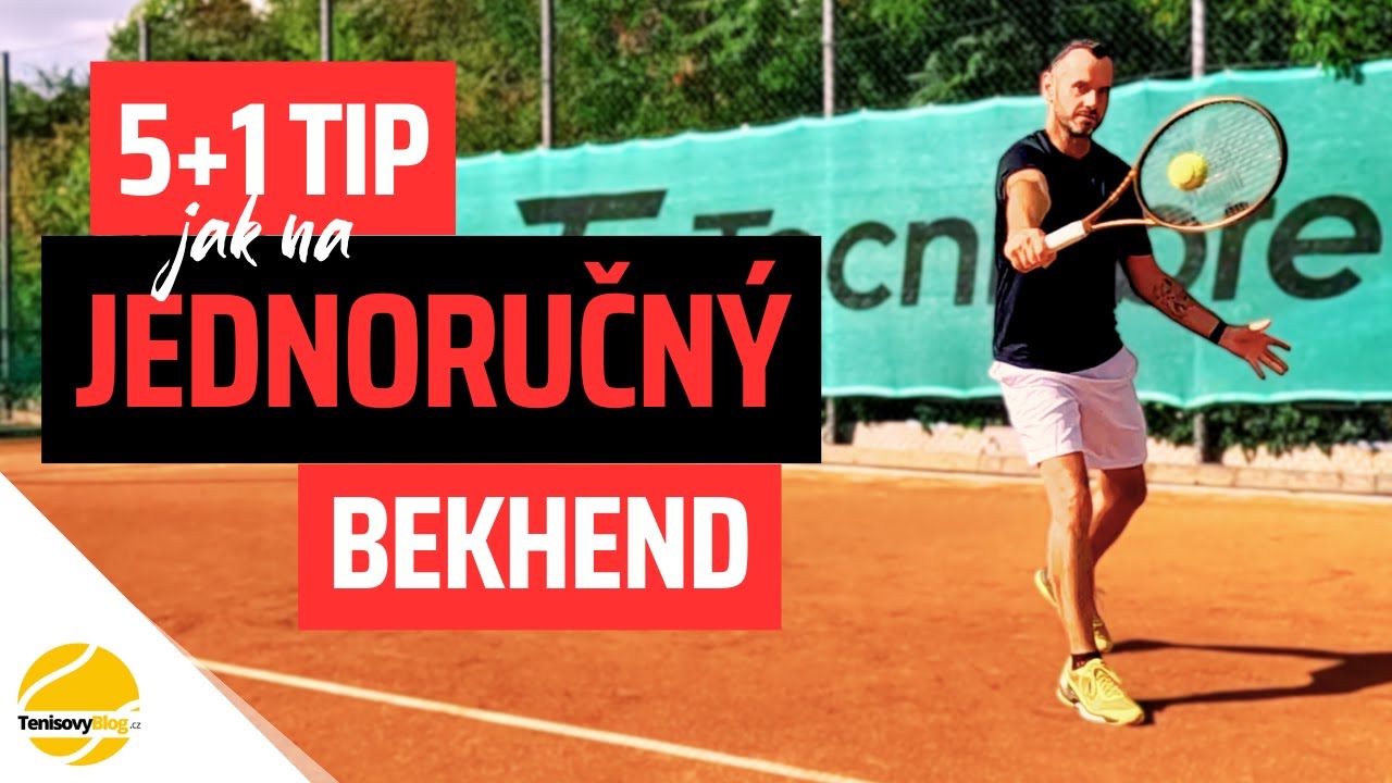 Jak SNADNO ZLEPŠIT jednoručný bekhend  #tenis #backhand
