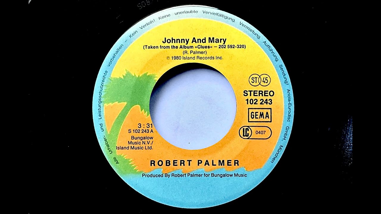 JOHNNY AND MARY (1980) - Robert Palmer