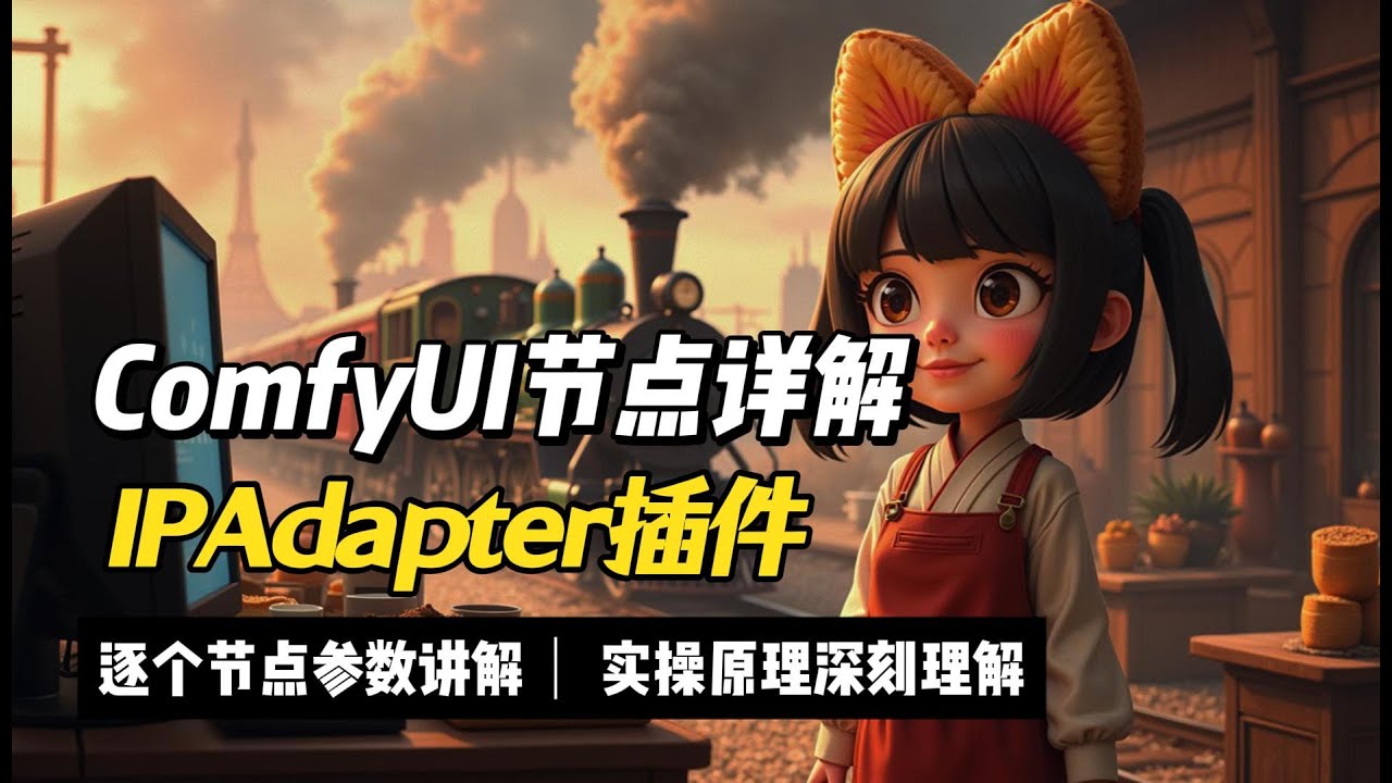 [IPadapter核心节点]节点讲解以及示例工作流实践搭建