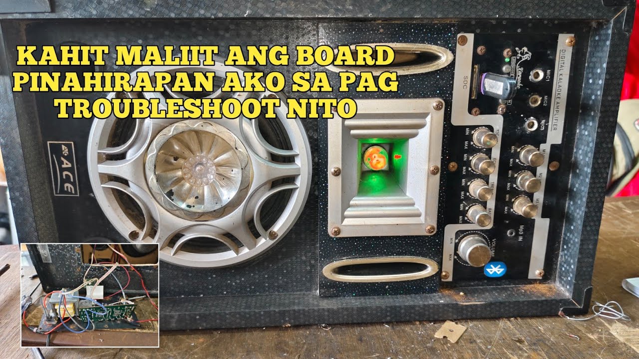 AMPLIFIED SPEAKER NA WALANG TUNOG PANO AYUSIN