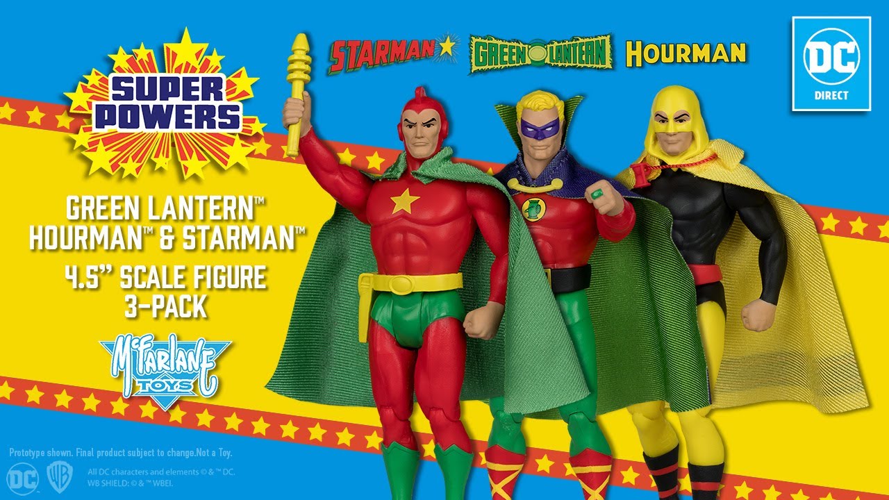 NEW DC Direct: Super Powers&trade; 3-Pack 4.5