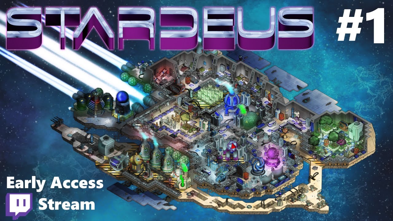 Stardeus: Early Access - Wrecked Start & Power Winching  - Start Guide - Episode #1 Twitch Stream
