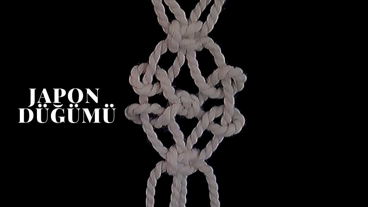 Japon Düğümü (Fantezi Düğüm Tekniği)