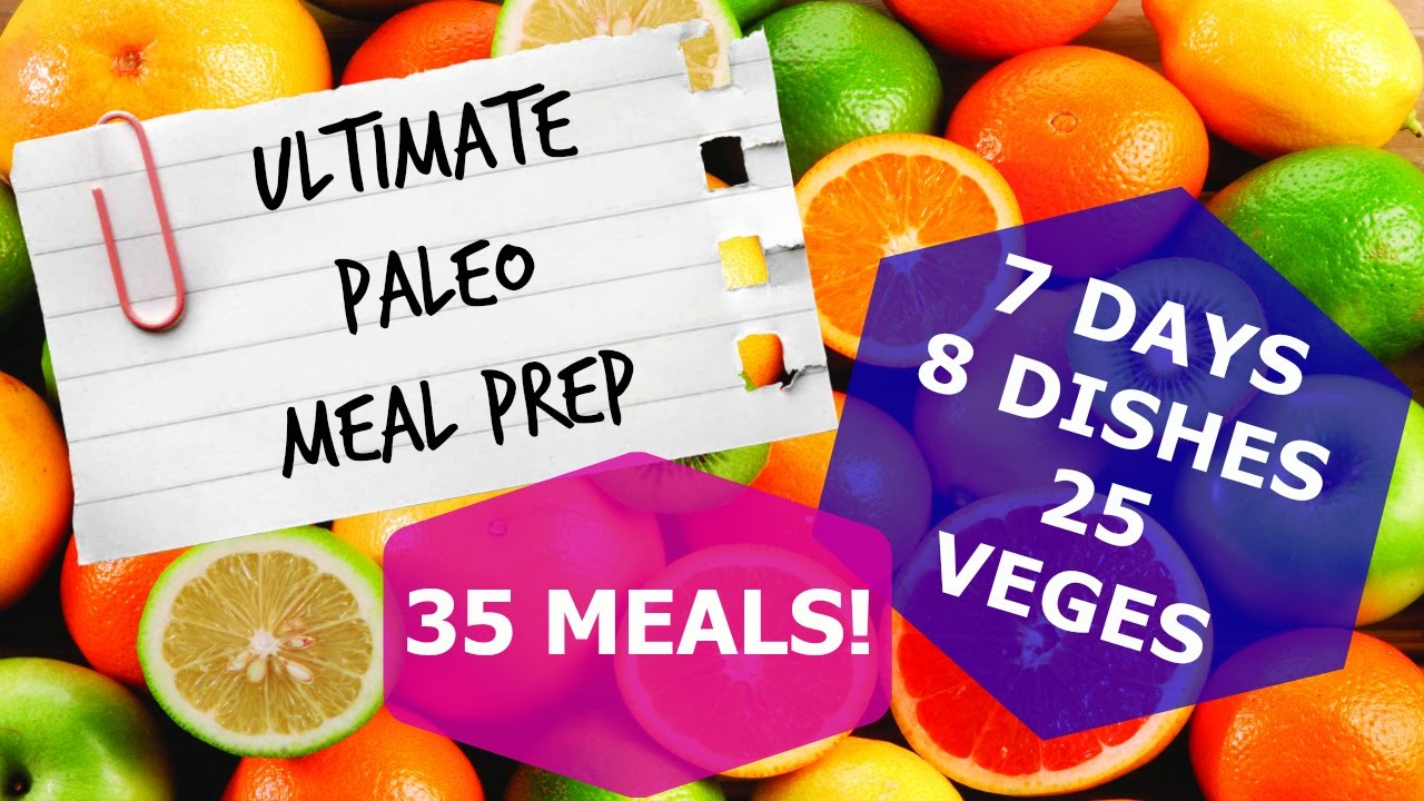 How to: Meal Plan and Meal Prep (7 full days, 8 different dishes, 25 vegetables, 3 hours)
