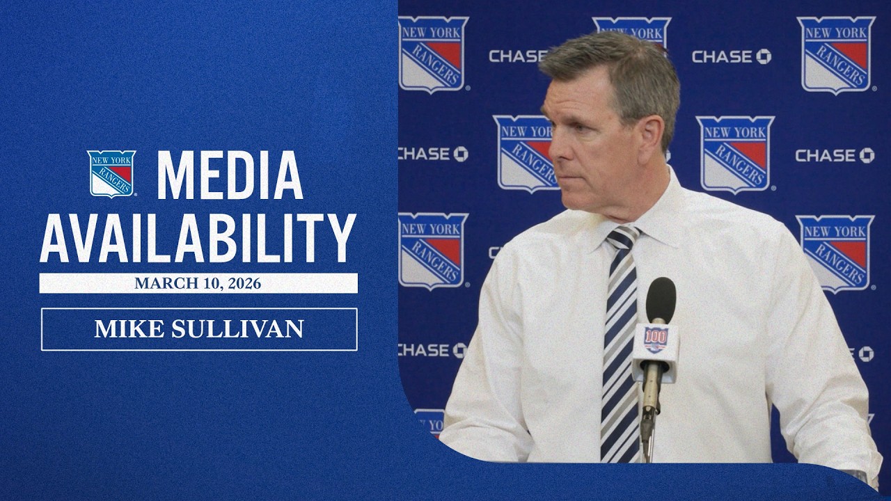 NYR vs CGY: Mike Sullivan Postgame Media Availability | Mar. 10, 2026