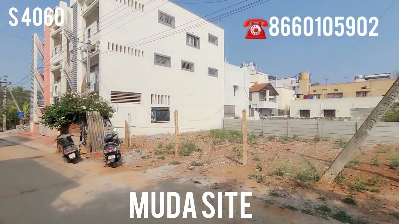 Price - 1.68 Cr 35x50,East South Corner, MUDA Site for Sale at Ramkrishna Nagar H Block, Mysore