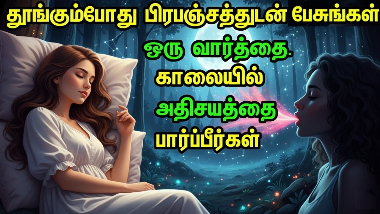 தூங்கும் முன் இந்த ஒரு வார்த்தை சொன்னால்… வாழ்க்கை மாறும்