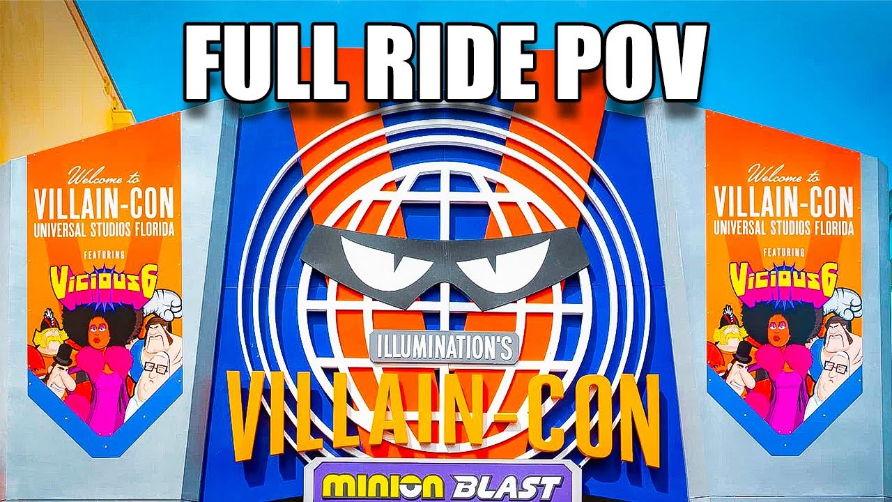 Illumination's Villian-Con Minion Blast Universal Studios Florida Ride POV Summer 2025 [4K POV]