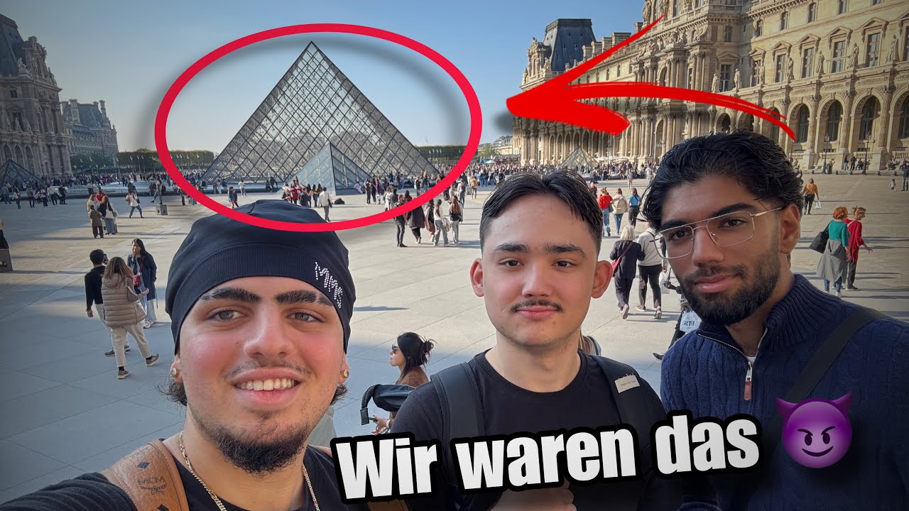 WIR HABEN DAS LOUVRE BERAUBT UND DAS GANZE INTERNET AUSGETRICKST (MARLON) 😈| PARIS VLOG 3/3 