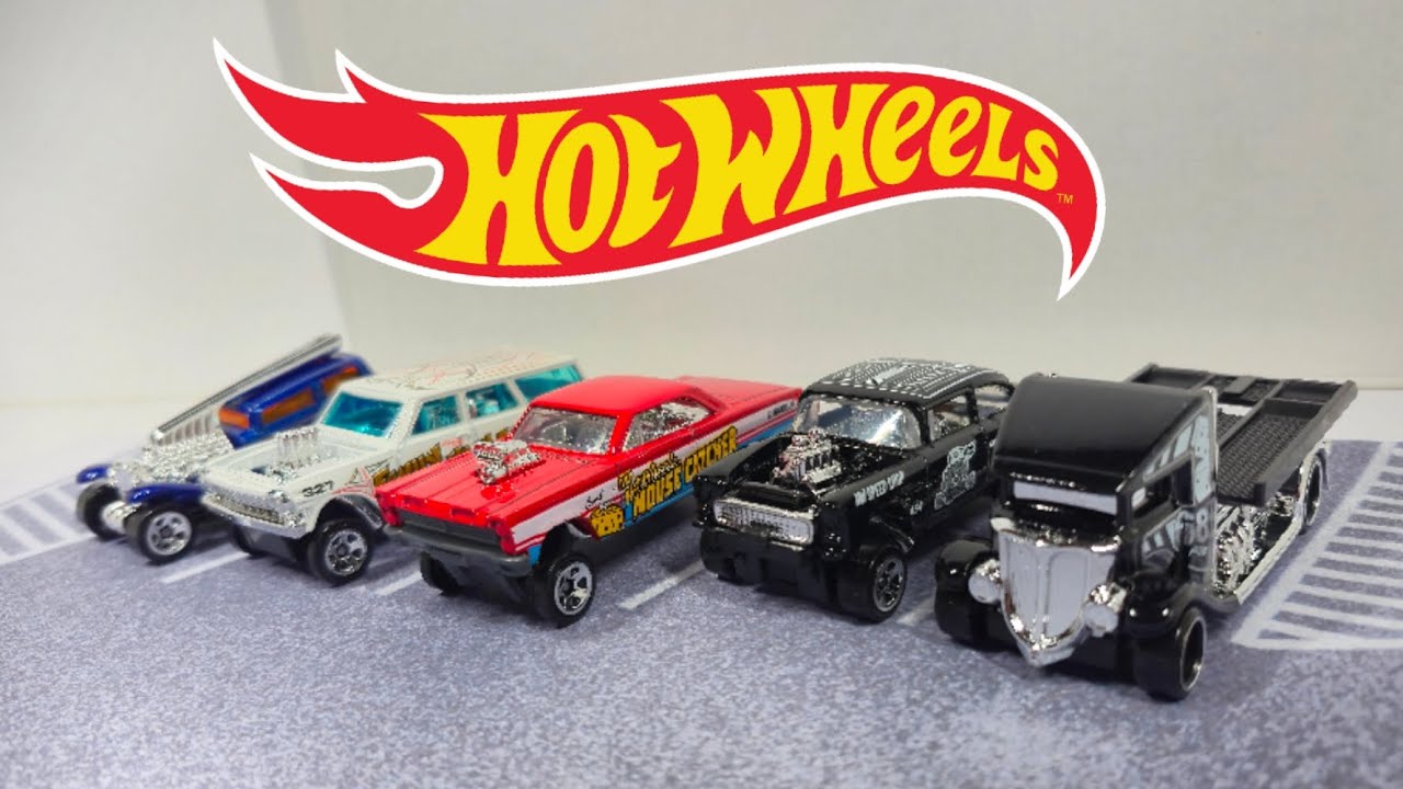Unboxing and Review of the 2025 Hot Wheels Gassers 5-Pack Models