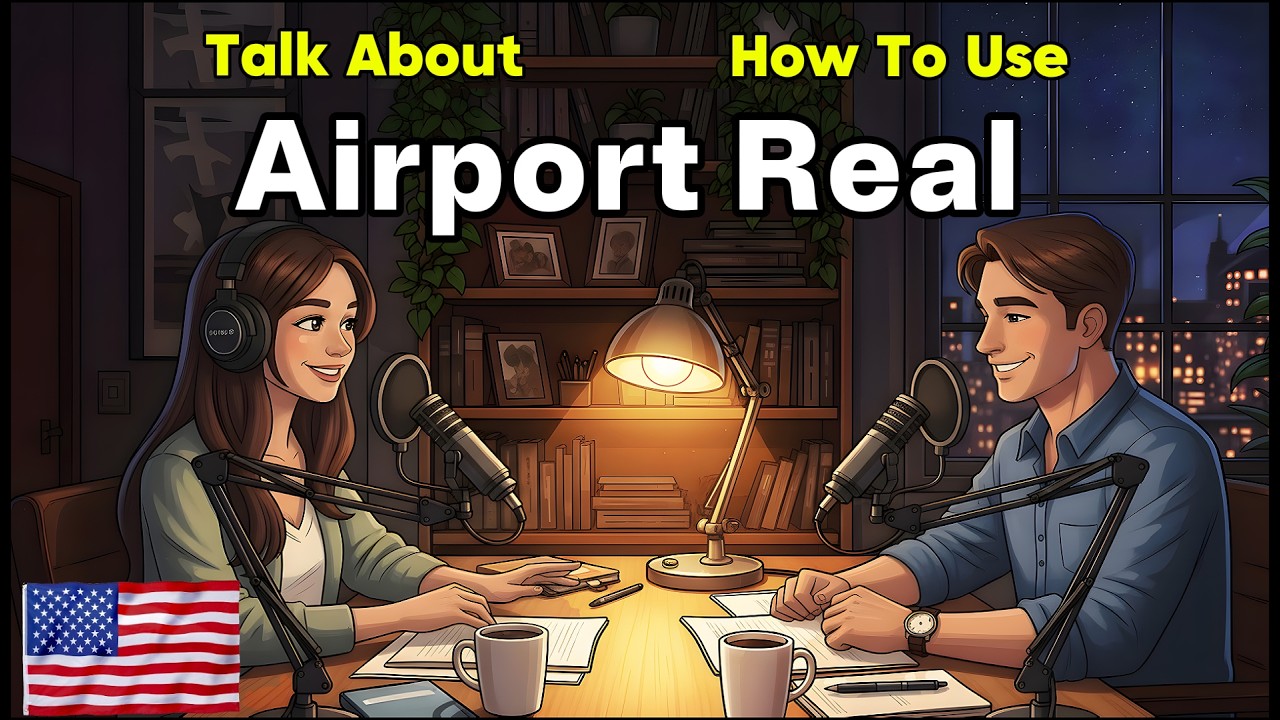 Speak Confident English at the Airport ✈️ Real Travel Conversations for Beginners | English Podcast