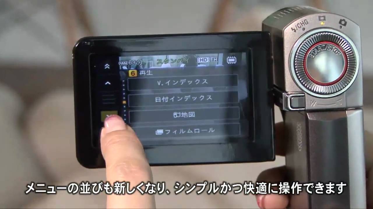 世界最小・最軽量ハンディカム　