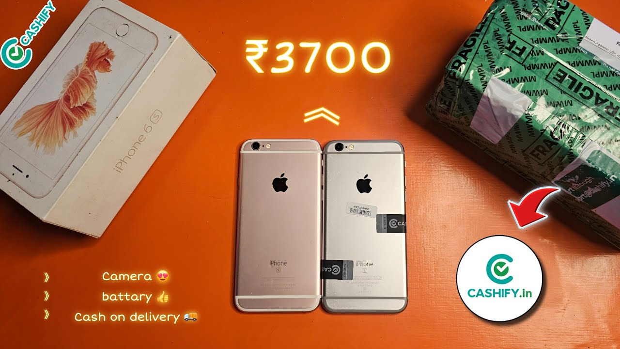 iPhone 6s Just ₹3700/- 😍 For my subscriber 》Cashify refurbished iPhone