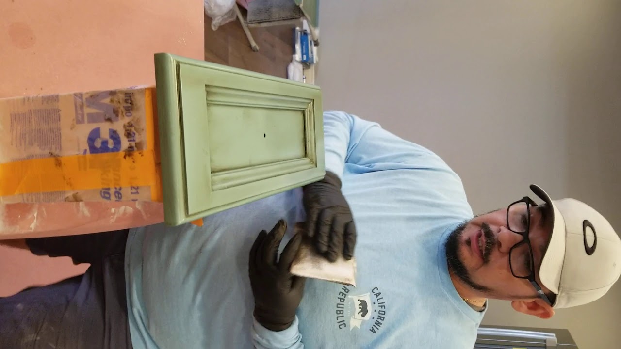 how to glaze cabinets