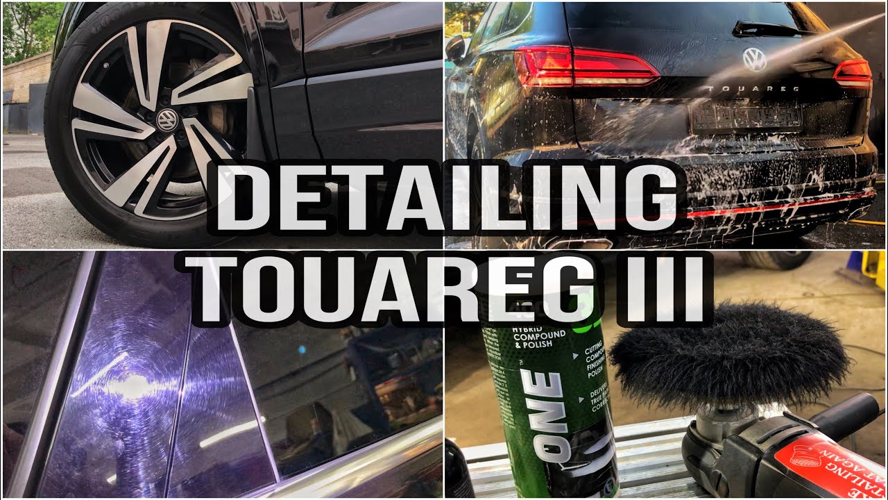 Полировка Touareg. Самый чёрный. Керамика Gyeon | Detailing Touareg. Absolutely BLACK.