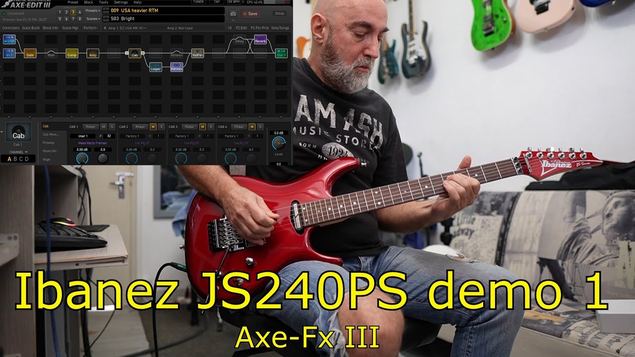 Ibanez JS240PS | Axe-Fx III demo #1