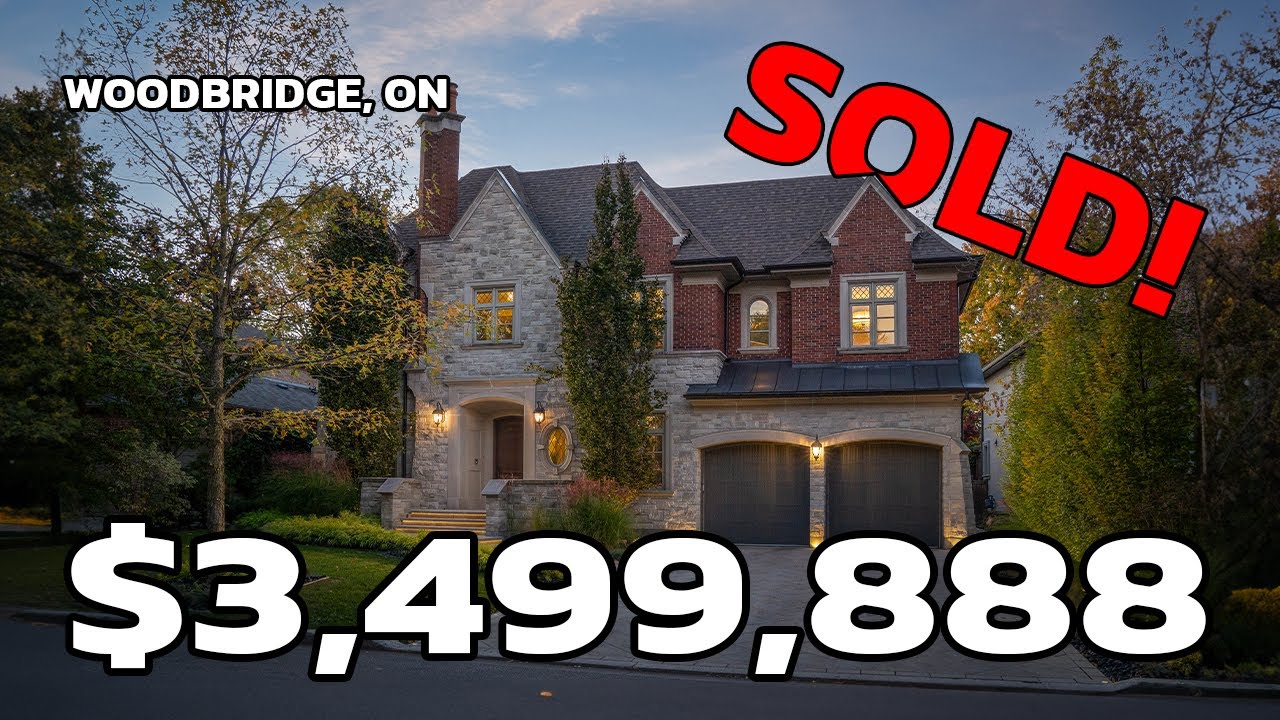 SOLD IN 1 DAY!!! An Exceptional Mansion In Woodbridge ONTARIO, CANADA