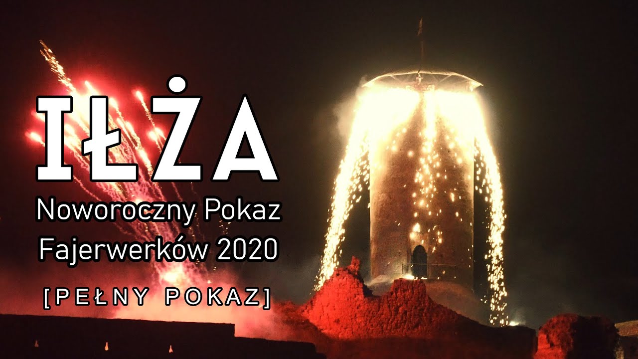 Noworoczny Pokaz Fajerwerków - Iłża 2020 [PEŁNY POKAZ]