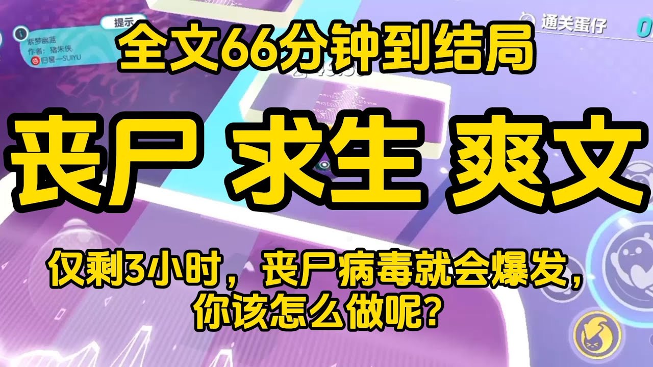#宝藏小说 #小说  #好文推荐 #已完結 #末世 #文荒推荐