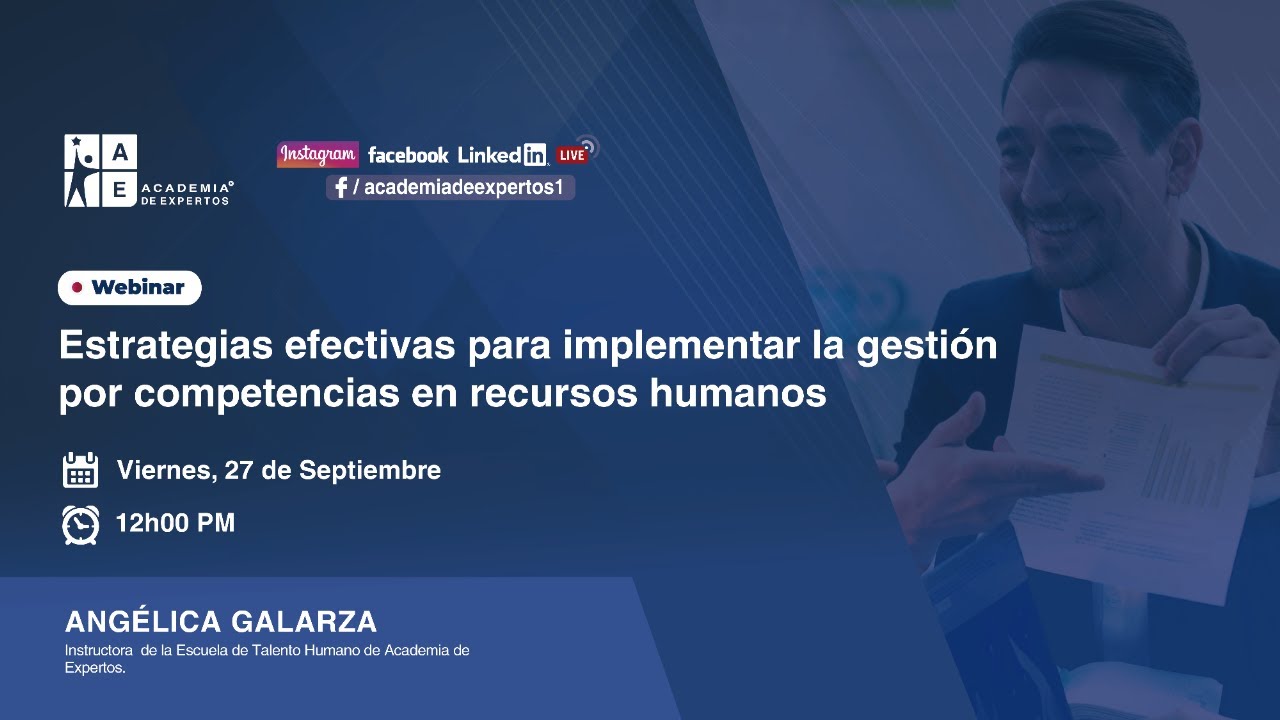 Webinar: Estrategias efectivas para implementar la gestión por competencias en recursos humanos