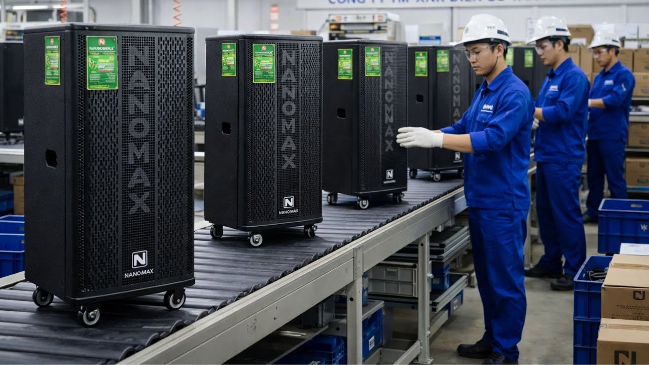 Nanomax S-820 400W Karaoke Speaker Manufacturing Process (Manufactured by AI)