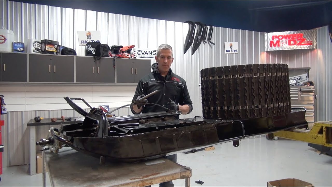 Elan Restoration series Ep#8 Chaincase, skis, track install!